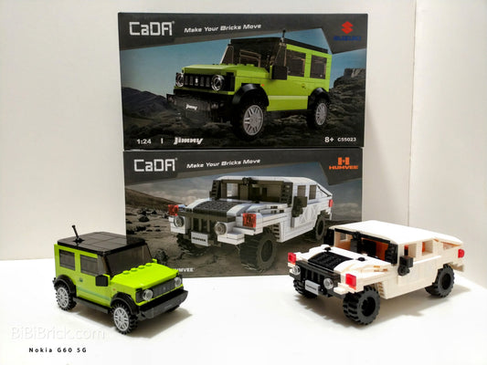 CaDA Jimny / Humvee H1 1:26 積木車仔 C55022 C55023