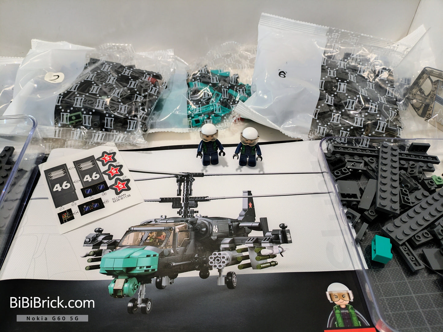 Sluban ModelBricks KA-52 短吻鱷 Alligator 1:35 M38-B1138