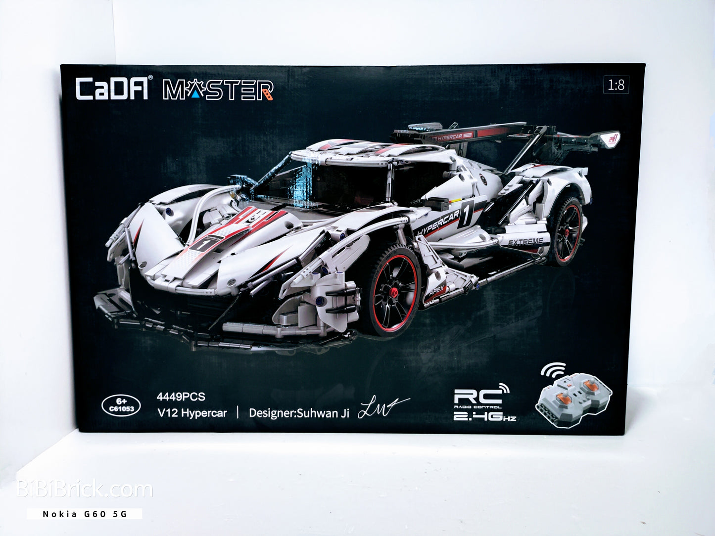 咔搭 CaDA Master V12 Hypercar Apollo IE 1:8 C61053