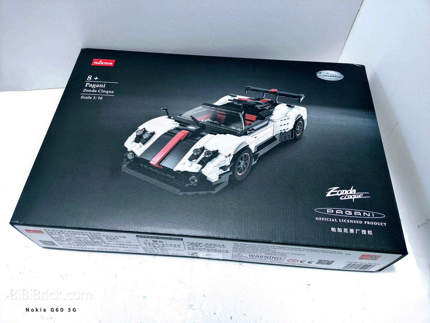 RASTAR Pagani Zonda Cinque Roadster 1:16 98200