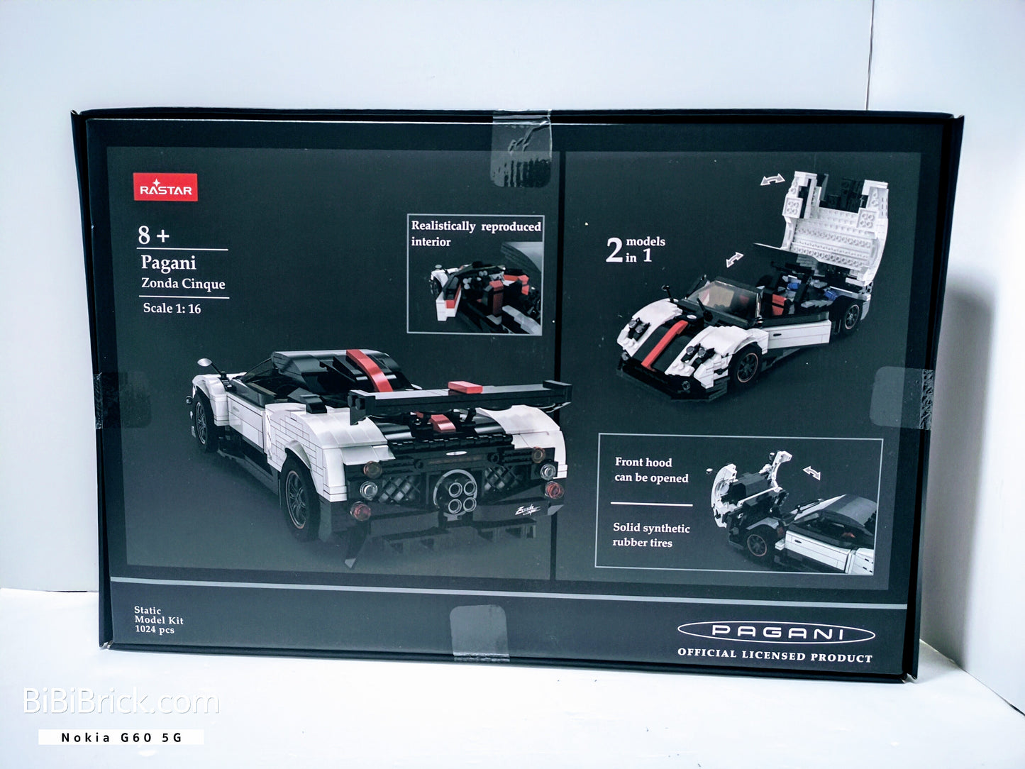 RASTAR Pagani Zonda Cinque Roadster 1:16 98200