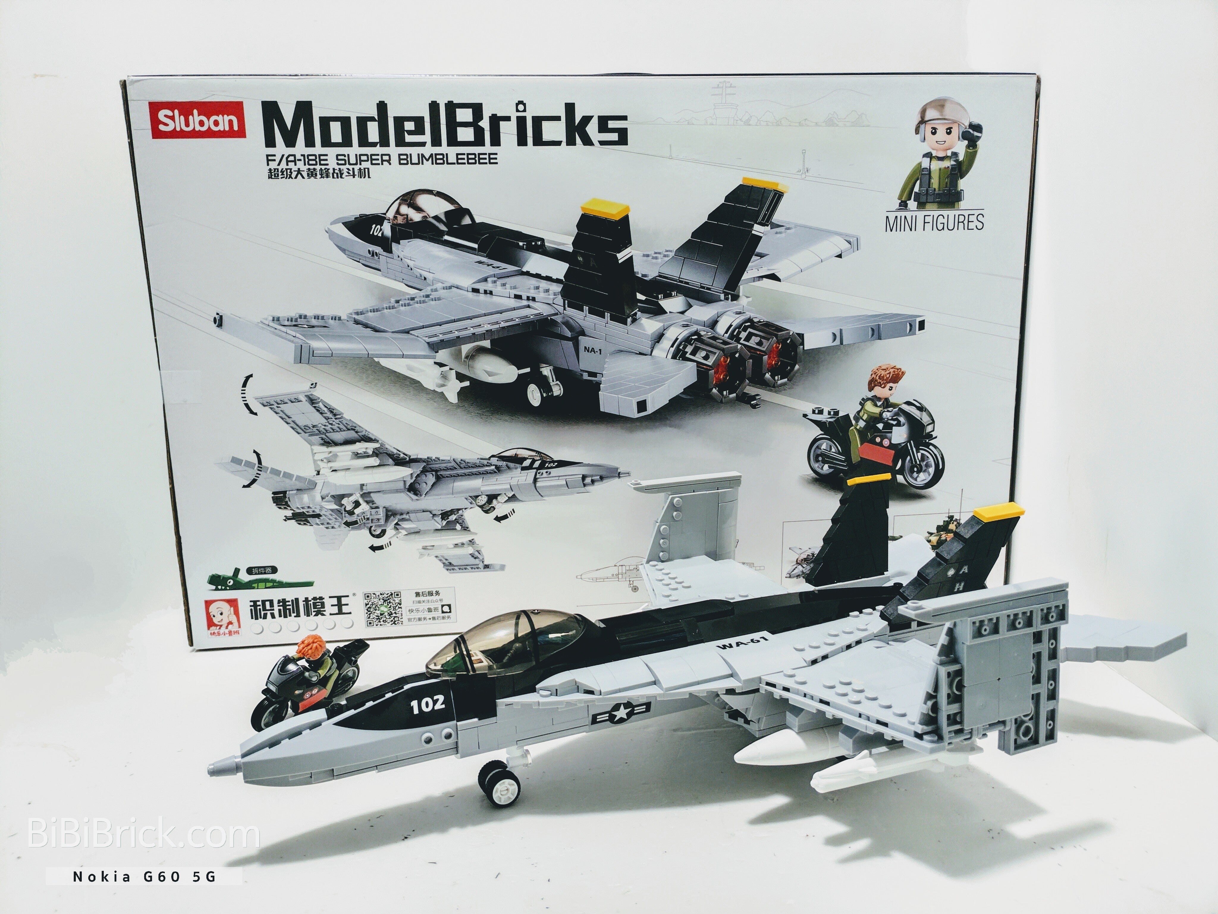 Sluban M38-B1210 – Porte-avions Shandong 1/700 – Maquette à Construire (briques Type Lego)