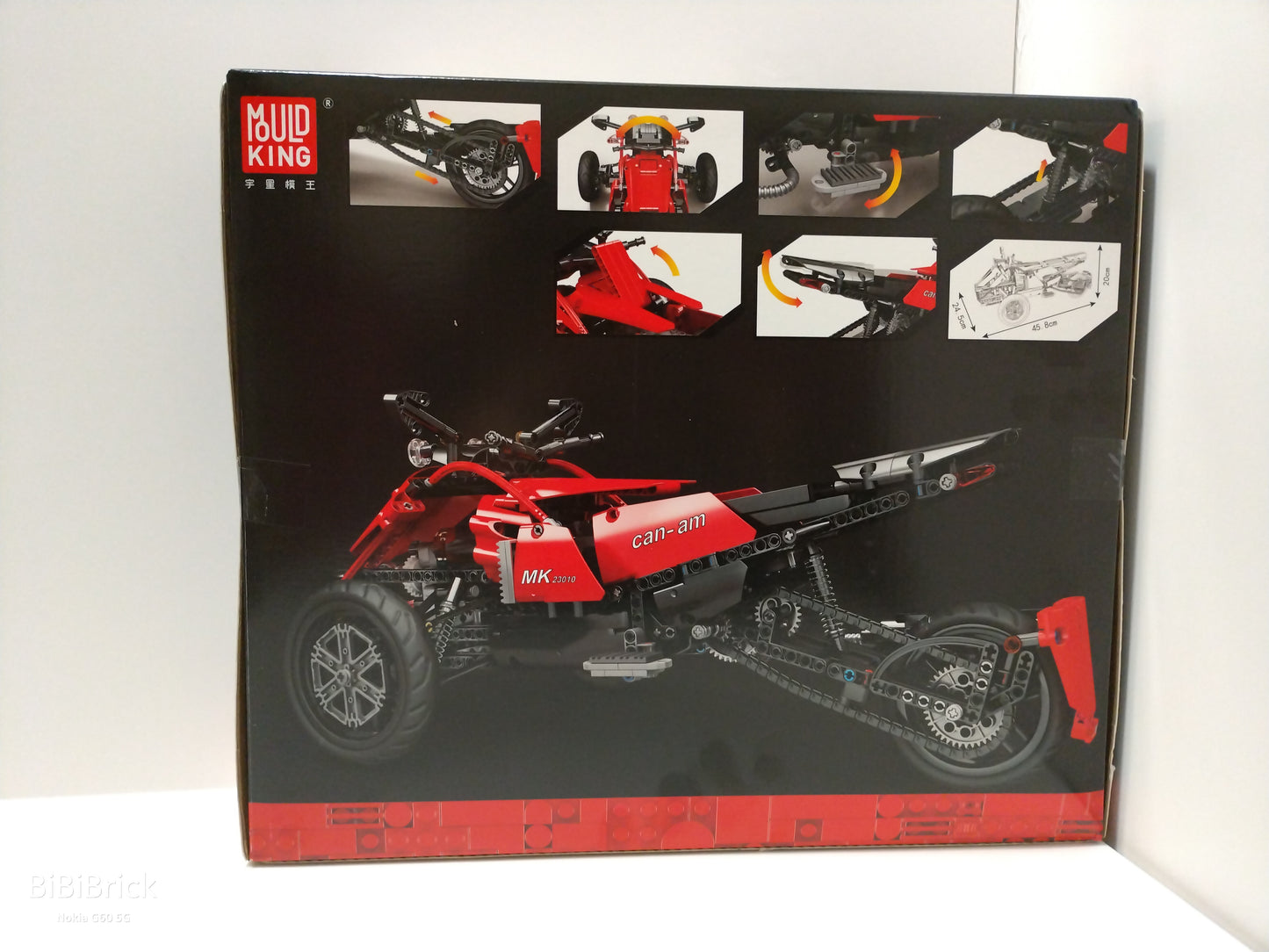宇星模王 Motorcycle 1:6 No. Monster Spyder 23010