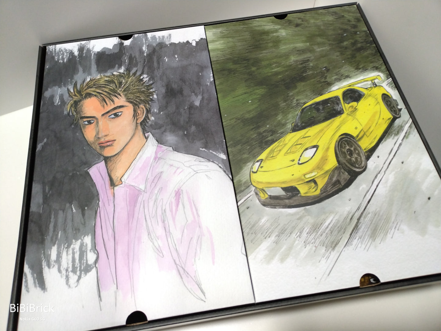 CaDA 頭文字D系列 - 高橋啟介 RX-7 FD3S 黃色 C61023
