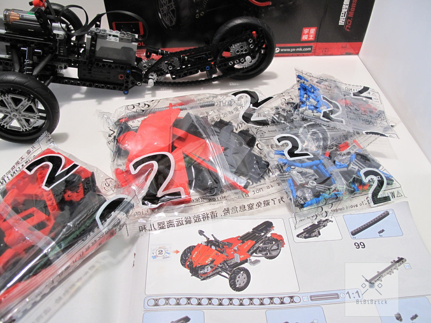 宇星模王 Motorcycle 1:6 No. Monster Spyder 23010