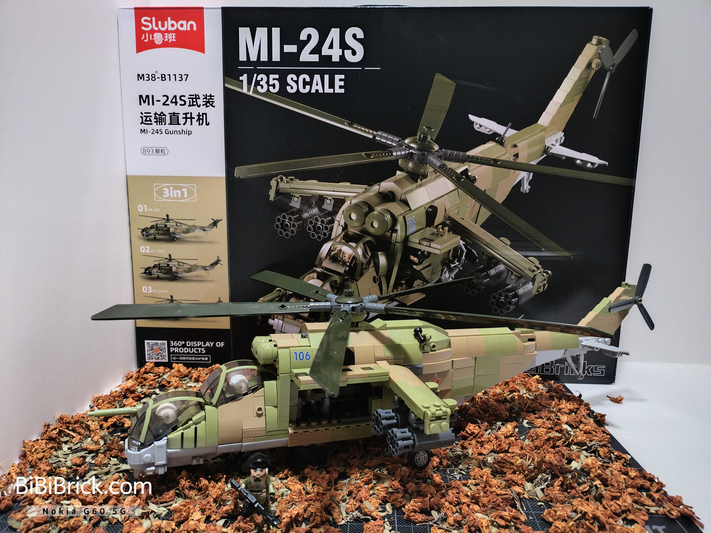 Sluban ModelBricks MI-24 雌鹿 SuperHind 1:35 M38-B1137