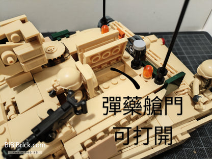 Sluban ModelBricks M1A2 sepv2 Abrams 艾布蘭 1:35 M38-B0892