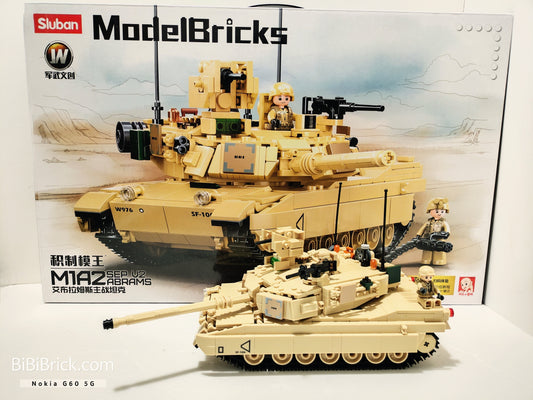 Sluban ModelBricks M1A2 sepv2 Abrams 艾布蘭 1:35 M38-B0892