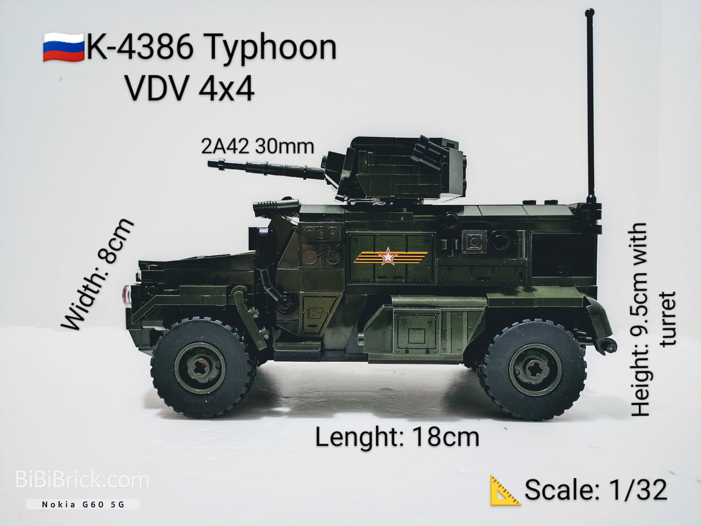 Sluban ModelBricks Typhoon VDV 1:35 M38-B1179