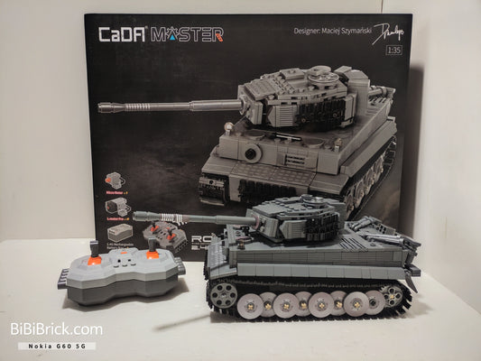 咔撘 CaDA Master Tiger Panther T-34 1:35 RC Tank C61071 C61072 C61073