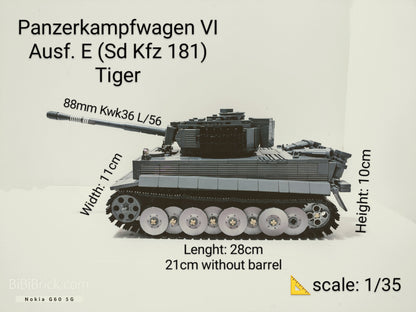 咔撘 CaDA Master Tiger Panther T-34 1:35 RC Tank C61071 C61072 C61073