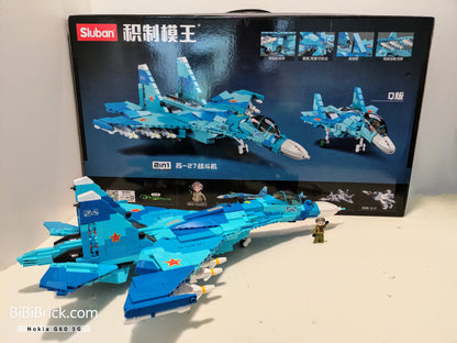 Sluban ModelBricks Su-27 Flanker 1:44 M38-B0985